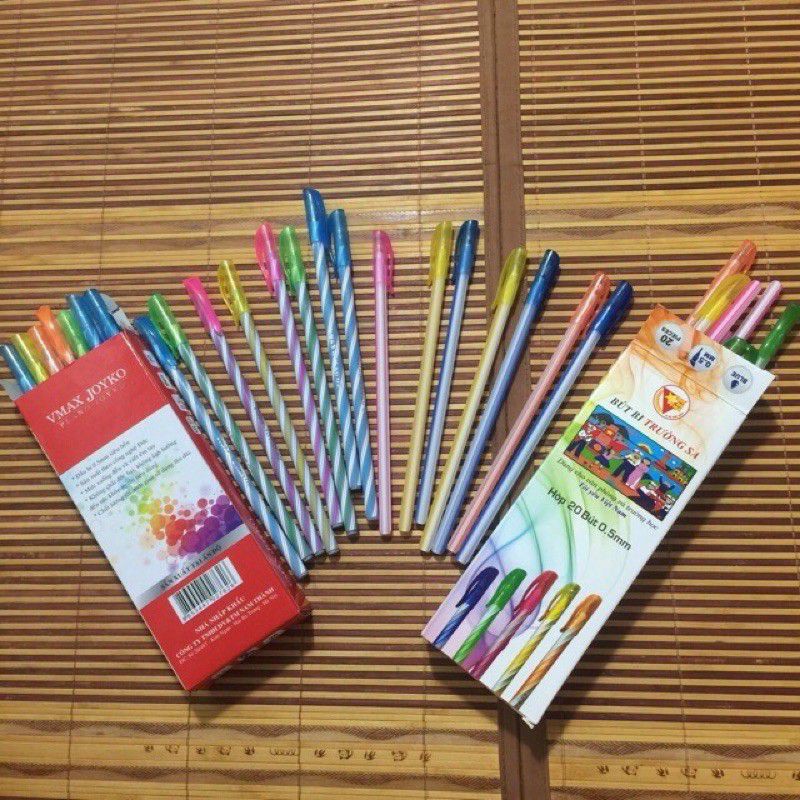 bút nến dài mực xanh