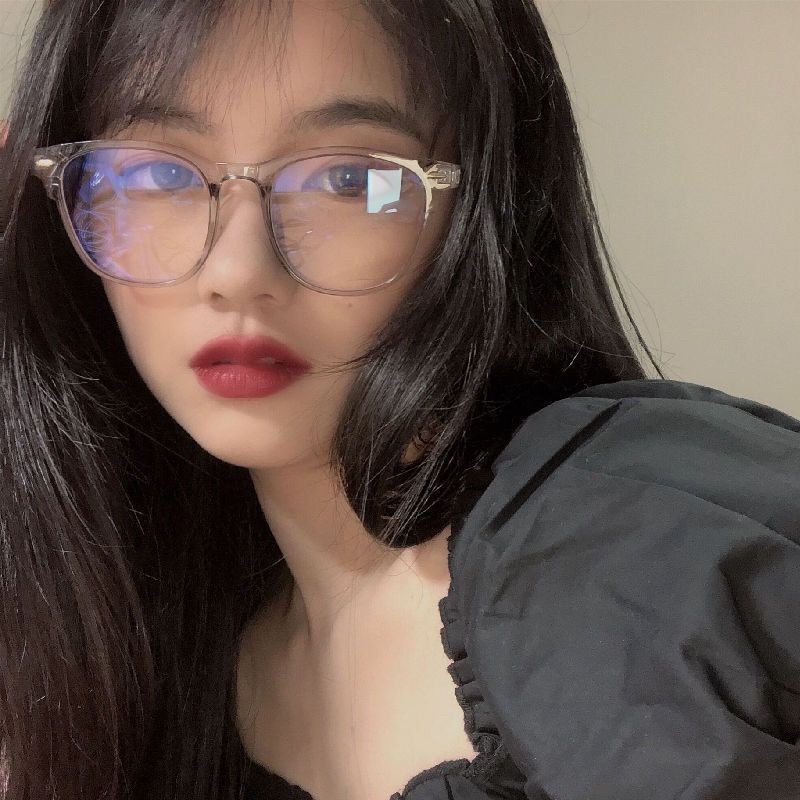 Kính Mát Gọng Trong Suốt Chống Tia Bức Xạ/ Ánh Sáng Xanh Thời Trang Cho Nữ