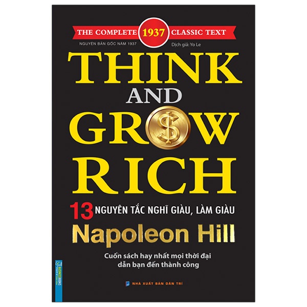 Sách Think And Grow Rich - 13 Nguyên Tắc Nghĩ Giàu Làm Giàu Naponeon Hill