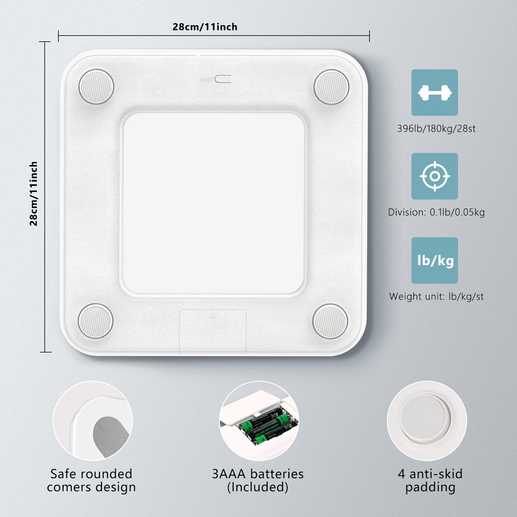 Cân sức khỏe thông minh Sinocare Body Fat Scale