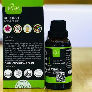 Tinh dầu xông thơm Sả Chanh HaEva số1
