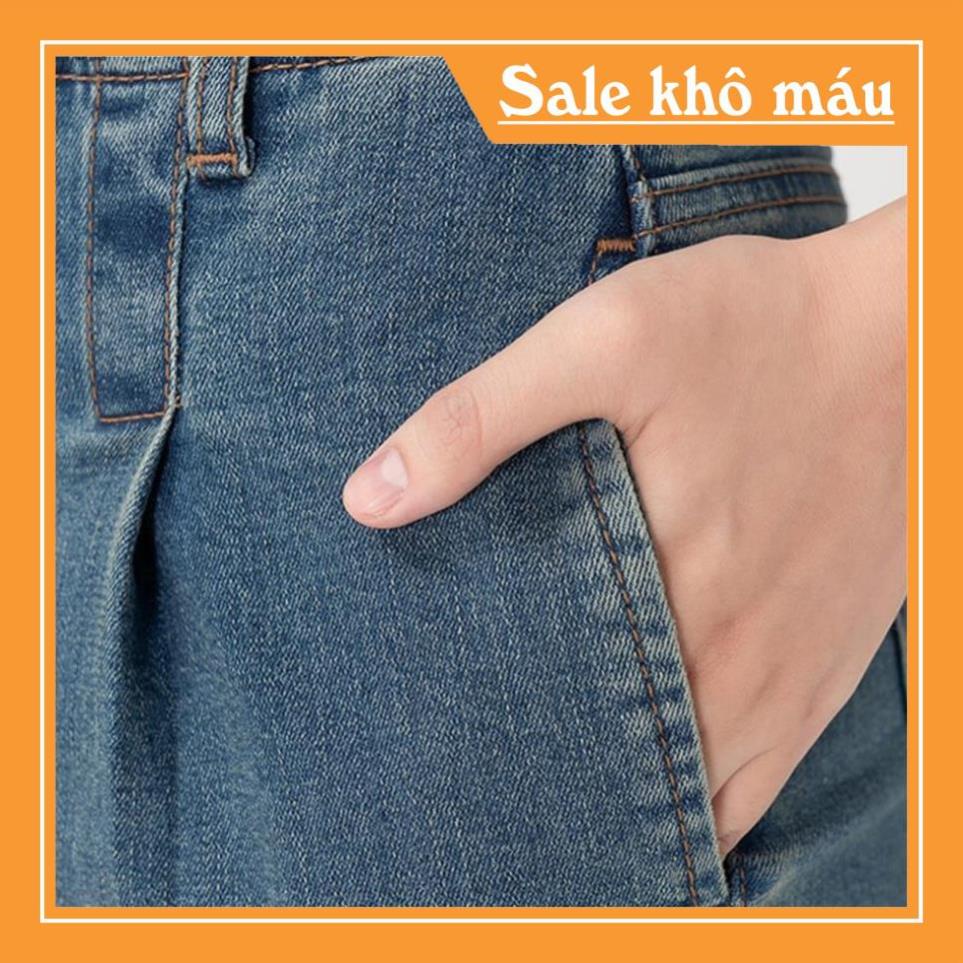 Quần jean baggy nữ YODY lưng cao tôn dáng co giãn thấm hút tốt QJN3076 -b11