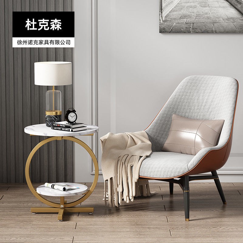 ✎♧Bàn cà phê nhỏ đơn giản phòng khách căn hộ chung cư mini trà tròn ngủ đầu giường sofa tủ bên cạnh