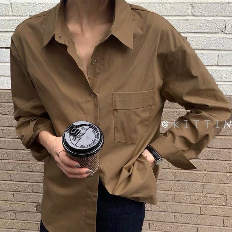 Áo sơmi dài tay Basic, JACKLANE, Áo sơmi dài tay Unisex Jack Lane | BigBuy360 - bigbuy360.vn