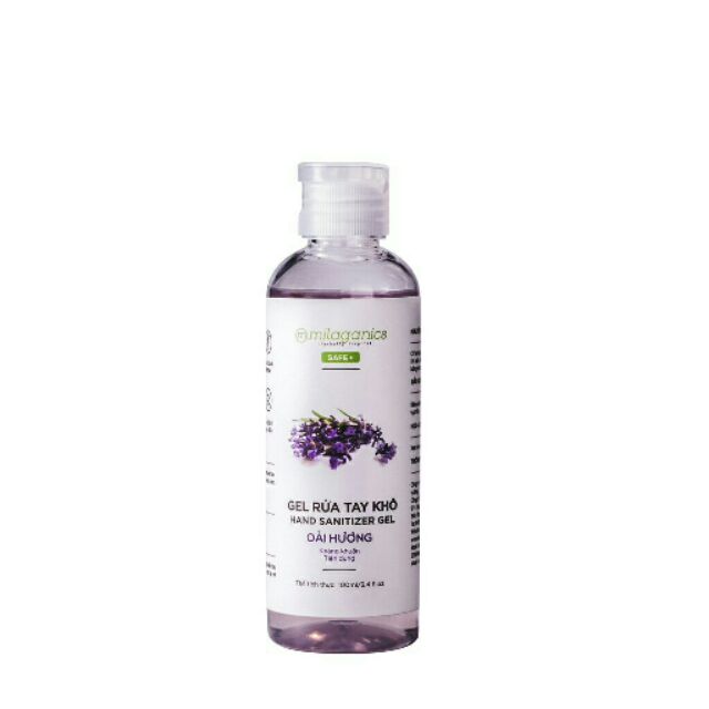 Gel rửa tay khô kháng khuẩn Oải Hương MILAGANICS 100ml