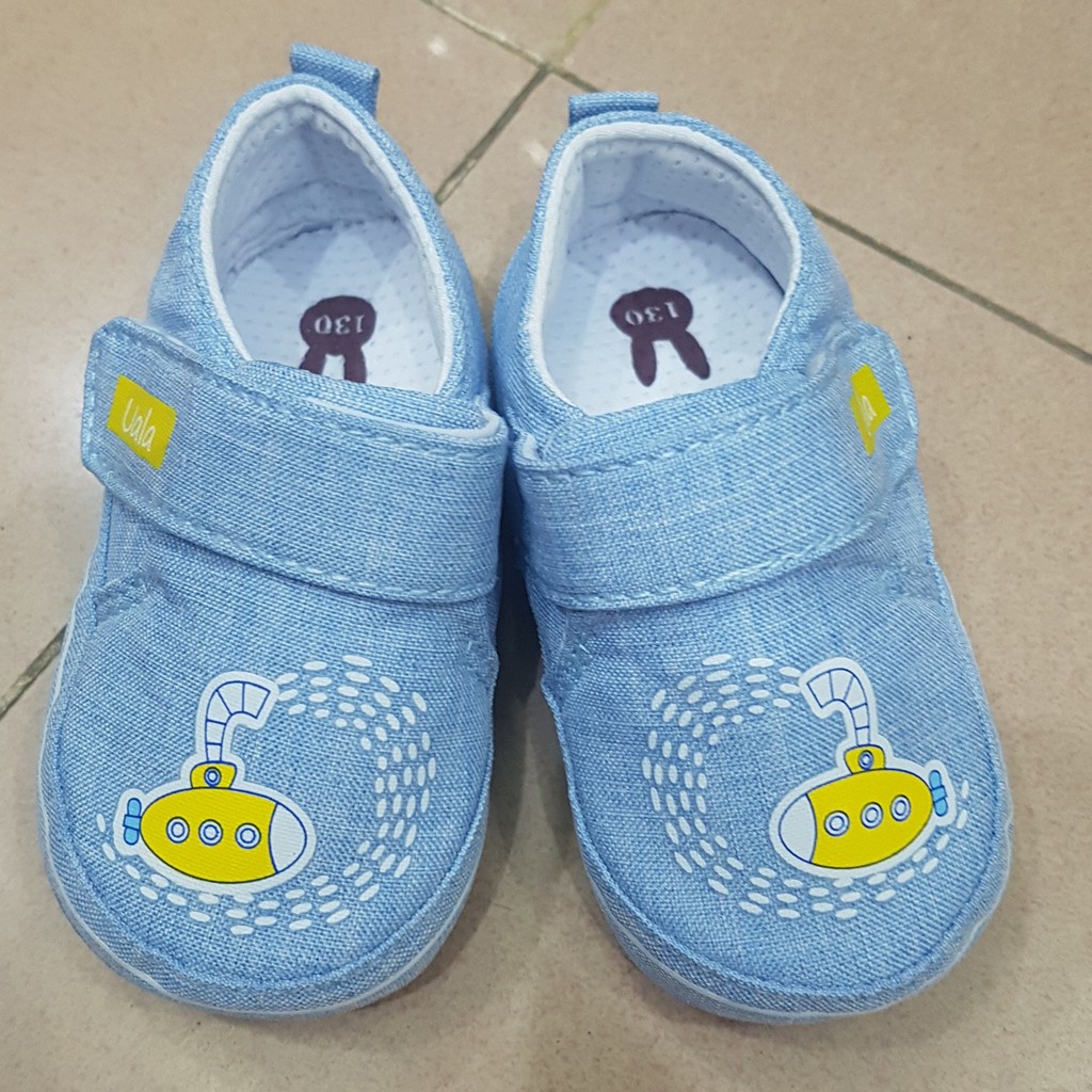 Uala 5415 giầy cho bé(xanh- hồng - ghi)