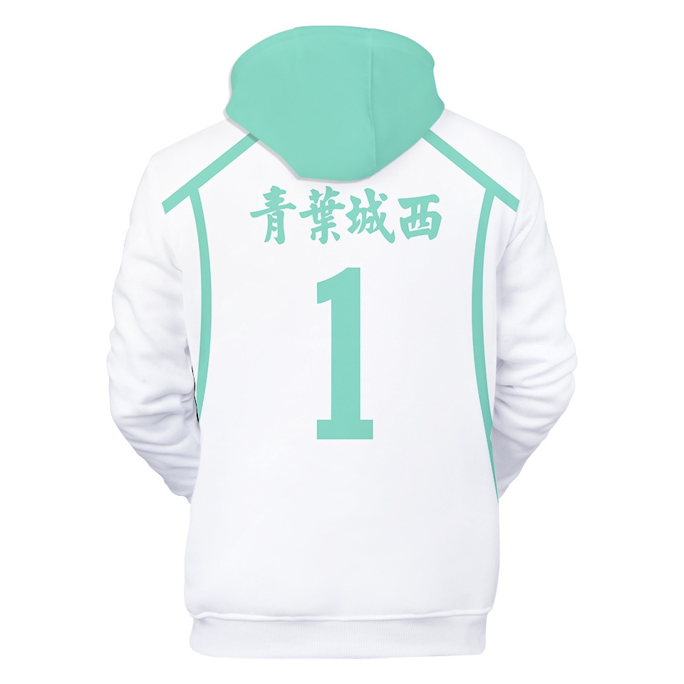 Haikyuu! Áo Hoodie In Họa Tiết Anime 3D Thời Trang Trẻ Trung