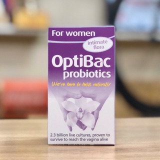 Men vi sinh Optibac Probiotics tím chính hãng của Anh (30 viên)