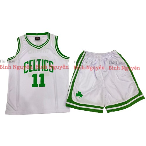 Bộ quần áo bóng rổ trẻ em bé trai gái nam nữ NBA mát đẹp giá rẻ Bulls Celtics Lakers