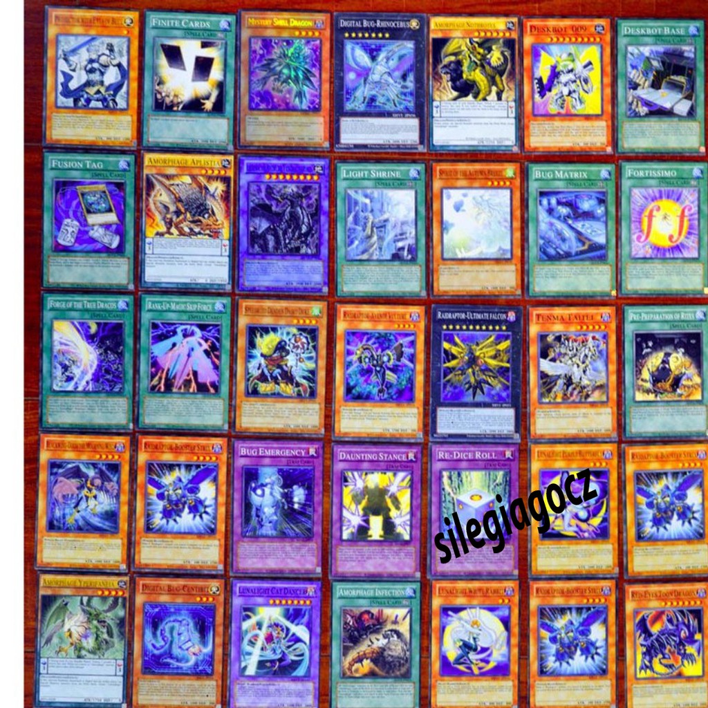 Sấp RANDOM 100 lá bài Yugi-Oh- Vua Trò Chơi trở về tuổi thơ (có thể có rồng trắng mắt xanh hoặc thần sức mạnh)
