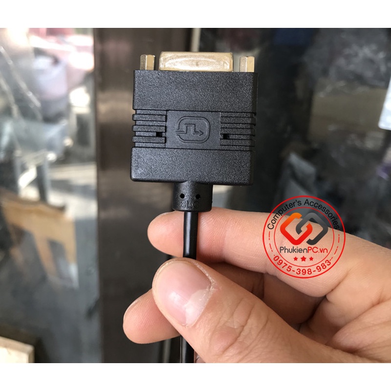 Passive Adapter chuyển đổi Mini Displayport sang DVI 24+5 FullHD 1080 dùngkết nối card màn hình VGA, Laptop ra màn hình