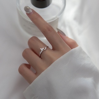 Nhẫn bạc cành lá Choco Jewelry