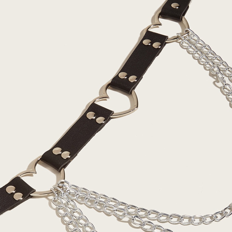 Thắt Lưng Dây Xích Tròn Bằng Hợp Kim Phong Cách Hip Hop Cá Tính Cho Thanh Thiếu Niên