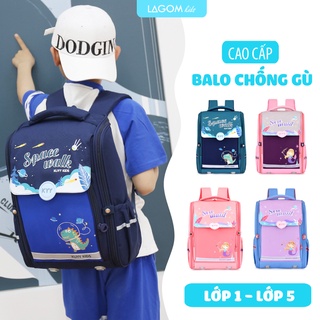 Balo Cho Bé Đi Học Tiểu Học Style Hàn Quốc 2021 | Balo Học Sinh Tiểu Học Siêu Nhẹ Chống Nước