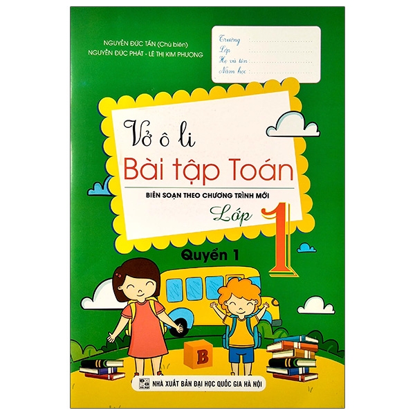 Sách Vở Ô Li Bài Tập Toán Lớp 1 - Quyển 1 (Biên Soạn Theo Chương Trình Mới)