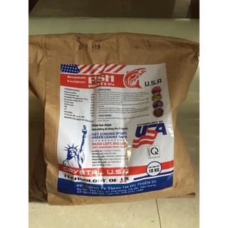 Siêu phẩm phân Cá Mỹ (tan chậm) dạng hạt bao 10kg