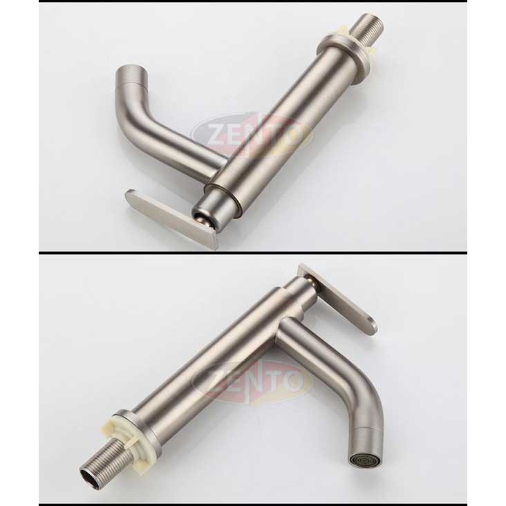 Vòi lavabo lạnh inox 304 ZENTO - SUS2114