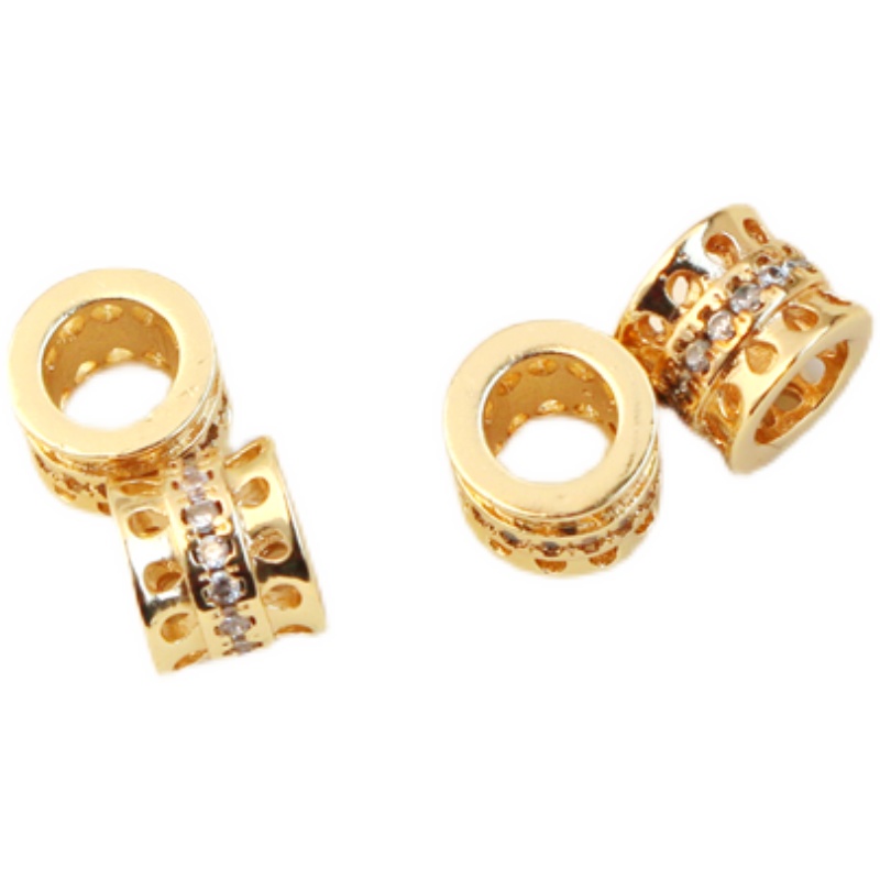 Bộ Hạt Đính Đá Zircon Hình Vuông 14K Nhiều Màu Sắc Làm Đồ Thủ Công diy