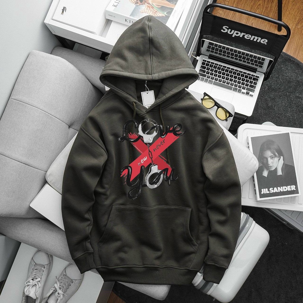 Áo hoodie form rộng bigsize MALTRIK áo khoác nỉ unisex có mũ chất liệu dày dặn cao cấp có size lớn đến 130kg