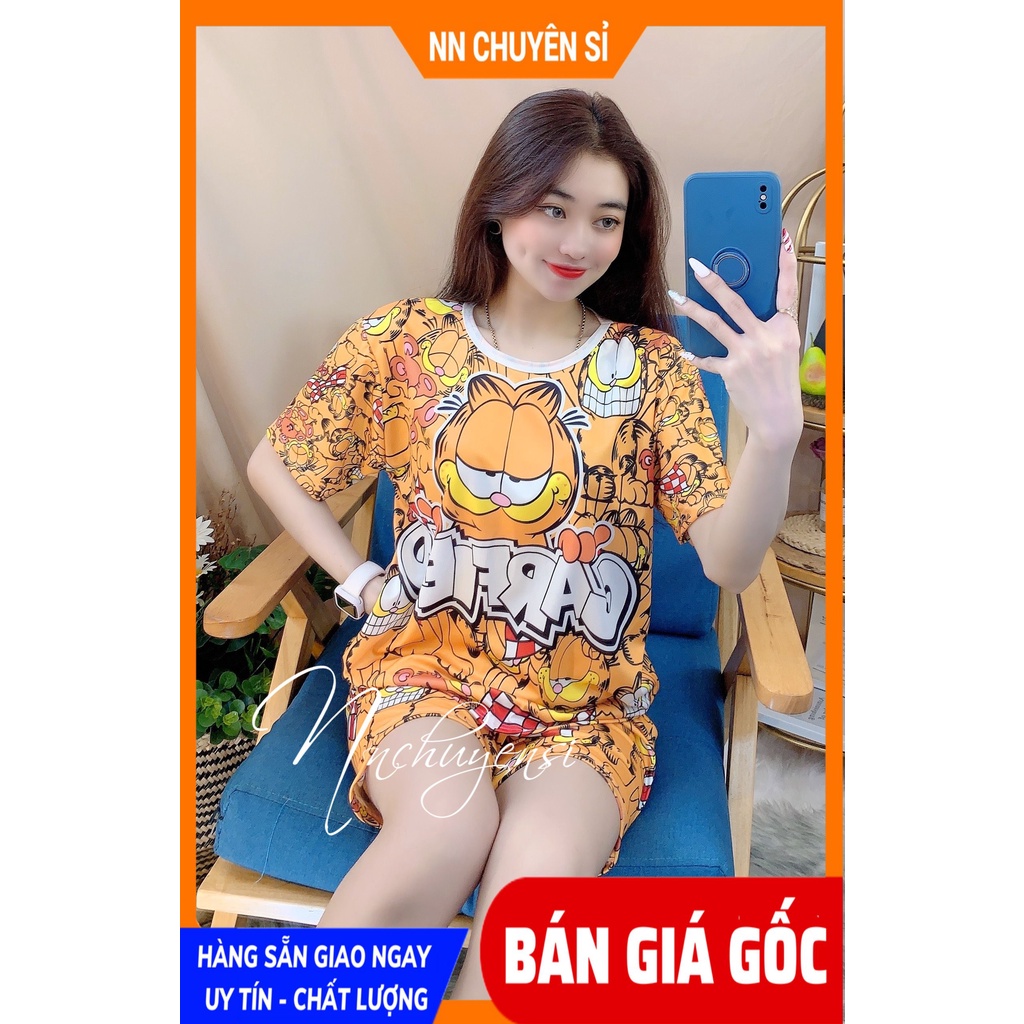 Bộ ngủ cho bé từ 5kg đến 60kg Thun in lụa mềm mịn mát in họa tiết dễ thương DBRBD SIZE 4 - SIZE L