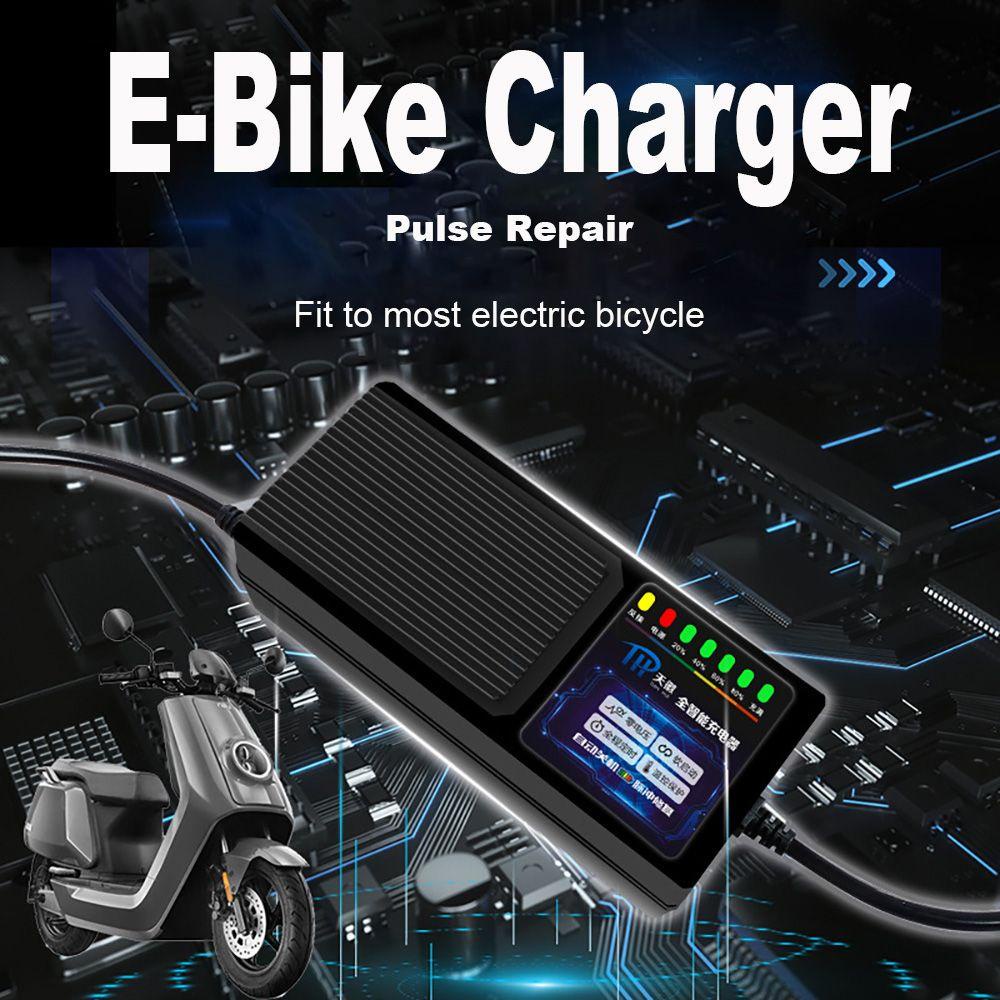 MAG Cục Sạc Pin Lithium Hình Tam Giác Tự Động Tắt Nguồn Điện Tự Động Cho Xe Đạp Điện