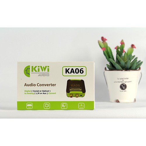 Bộ Chuyển Đổi Âm Thanh Digital Sang Analog Kiwi KA-06 - Hàng Chính Hãng