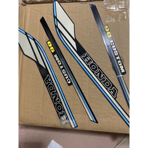 Bộ tem super cub 50 hàng 3 lớp đẹp N01