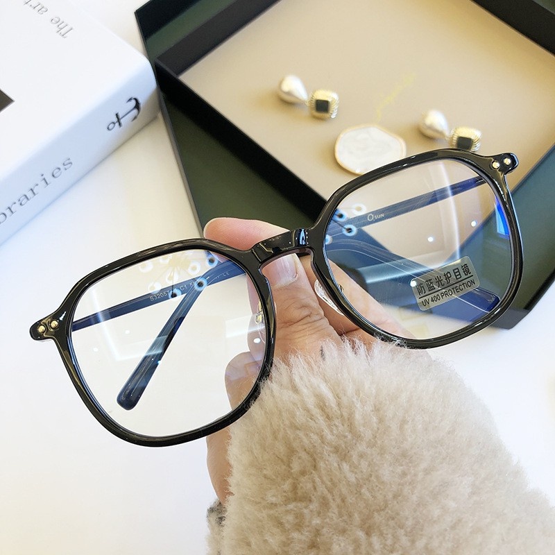 (KIQI-FASHION) COD Mắt Kính Chống Ánh Sáng Xanh Thời Trang Chất Lượng Cao Cho Nam Nữ