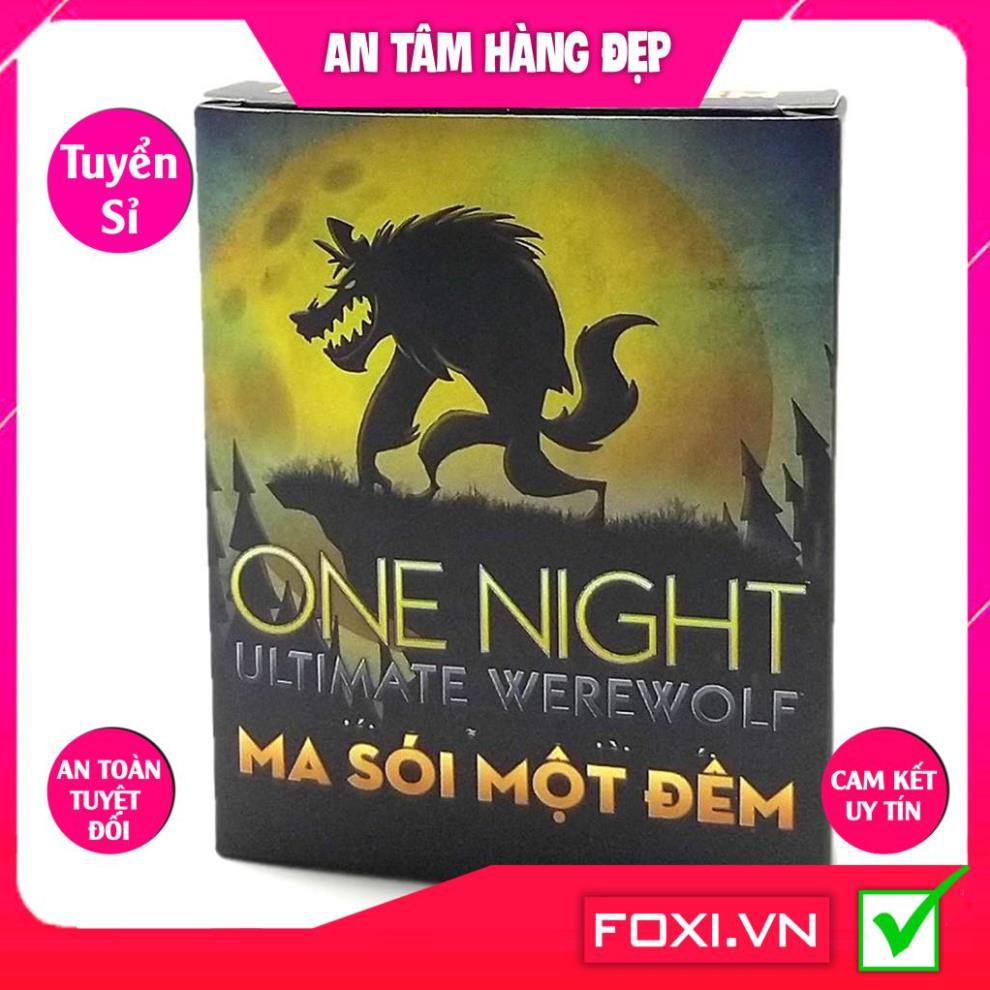 Boardgame Ma Sói One Night Ultimate Werewolf-Phiên bản Việt Hóa-Bài Cao Cấp-Trò chơi trí tuệ