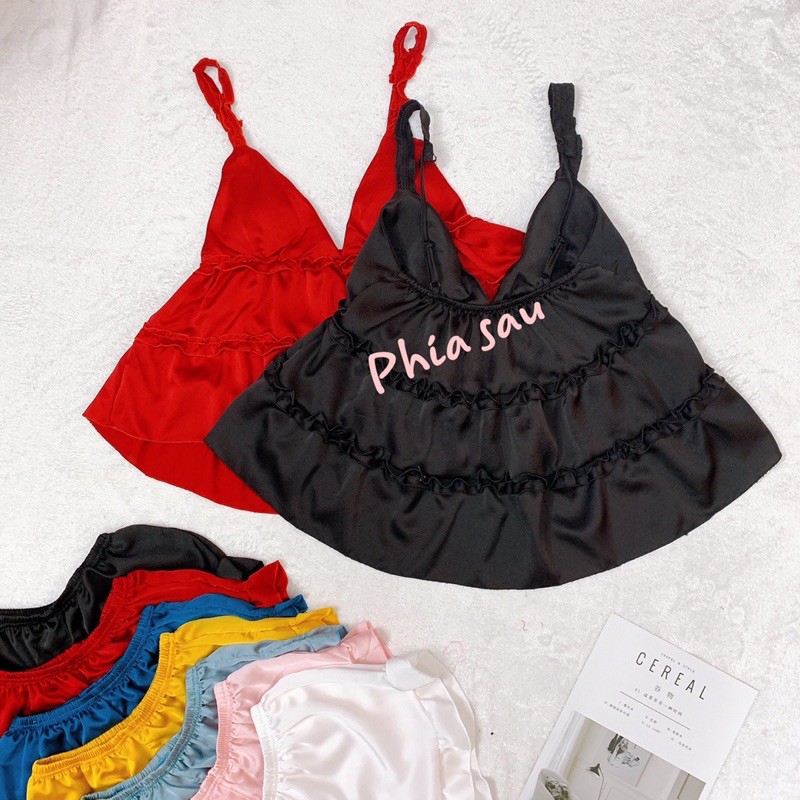 Đồ ngủ sexy nữ 🌸 Freeship 🌸 Đồ ngủ sexy nữ gợi cảm chất lụa satin sang chảnh Freesize dưới 60kg - Linqu Sleepwear | BigBuy360 - bigbuy360.vn