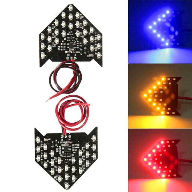 Led Xi nhan độ gương xe hơi chạy đuổi