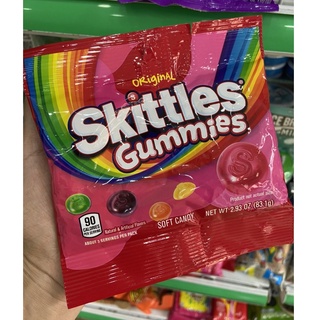 Kẹo Gummies chua ngọt Skittles gói 83g