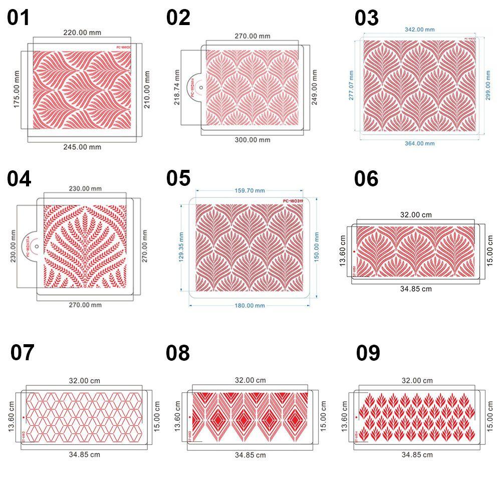 LAKAMIER Khuôn Nhựa Trang Trí Bánh Kem