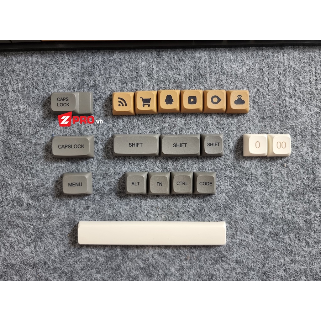 [Zpro.vn] Bộ Keycap Shimmer Ember 127 Nút (XDA Profile)