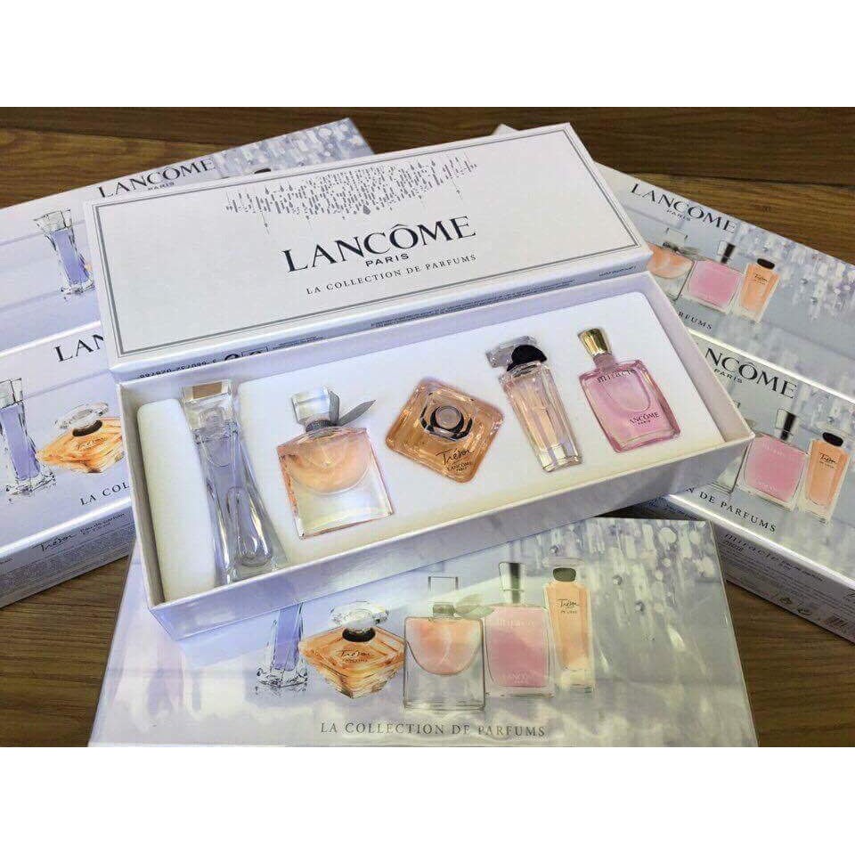 SET NƯỚC HOA THE BEST OF LANCÔME 5 chai -  (VUI LÒNG ĐỌC KỸ THÔNG TIN SẢN PHẨM)