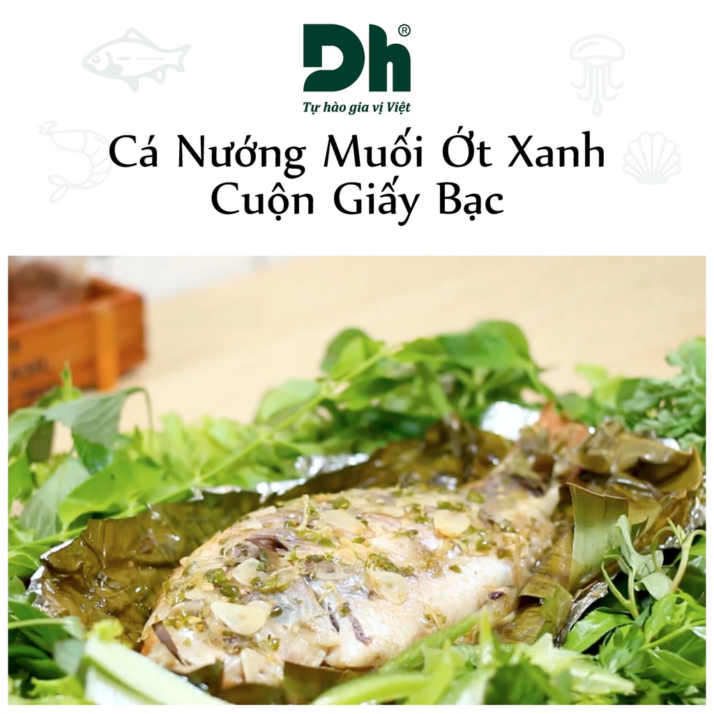 Muối chanh ớt Nha Trang Dh Foods sốt chấm hải sản chua cay ngon tuyệt 200gr