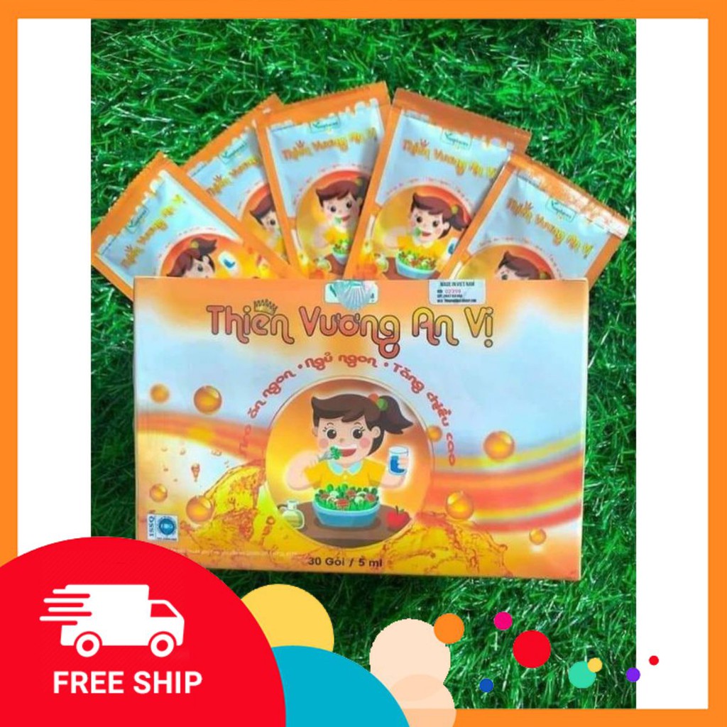 (HÀNG CHÍNH HÃNG)THIÊN VƯƠNG AN VỊ 30 gói mỗi gói 5ml