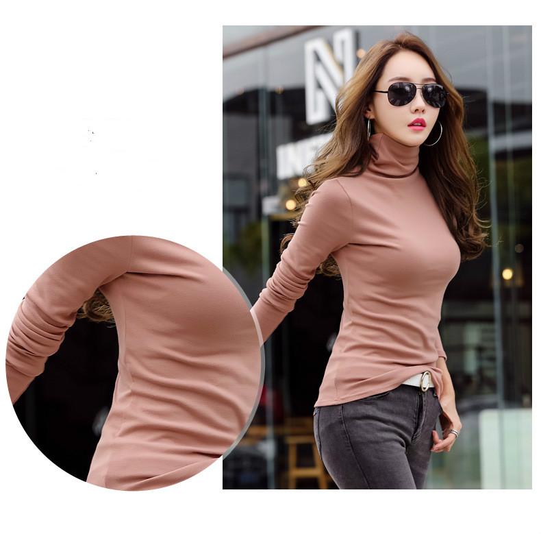 Korean Fashion High-Necked Women's T-shirt | BigBuy360 - bigbuy360.vn