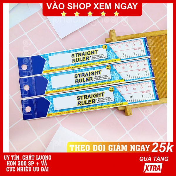 Thước kẻ dẻo loại tốt 15cm 20cm📏 FREESHIP 🚛 Thước kẻ dẻo loại tốt 15cm 20cm ✓Giá rẻ ✓Chất lượng cao - Phát Huy Hoàng