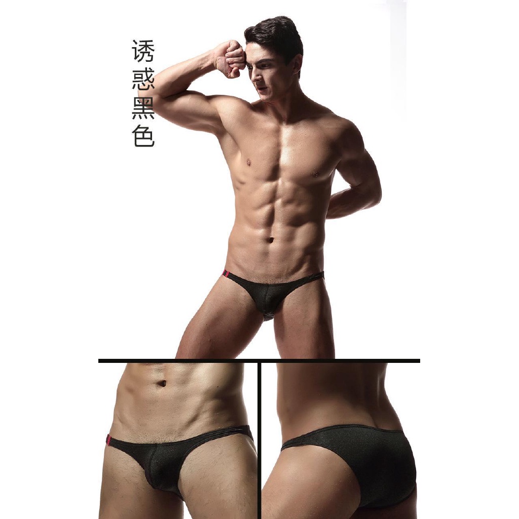 Quần lót nam tam giác cao cấp chất liệu thun cotton, Quần sịp nam tam giác thun phối lưới co dãn 4 chiều - 108