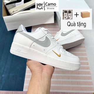 Giày thể thao Sneaker Af1 phản quang vệt vàng, thời trang 2022. camostore1996