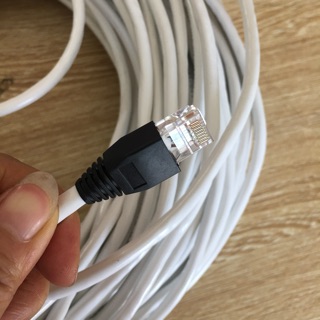 20m dây mạng cat6 bấm sẵn 2 đâu xanh , trắng