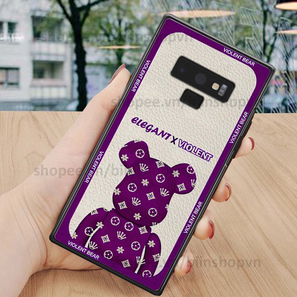 Ốp Samsung Note 9 hình gấu bear brick đẹp độc lạ, thời trang, cá tính