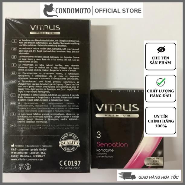 Bao cao su SIÊU MỎNG Gernany tăng KHOÁI CẢM kéo dài thời gian ok feel invisible. Bcs GAI BI lớn vitalis semation hồng