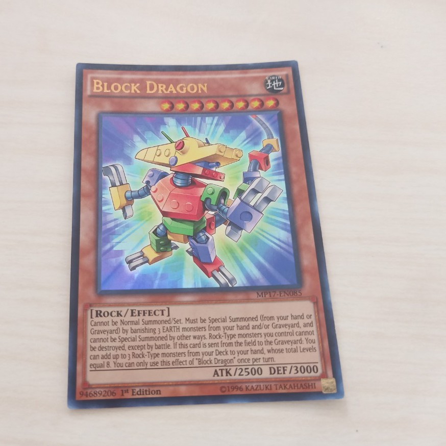 Bài Yugioh real cards TCG, Block Dragon_ Ultra Rare