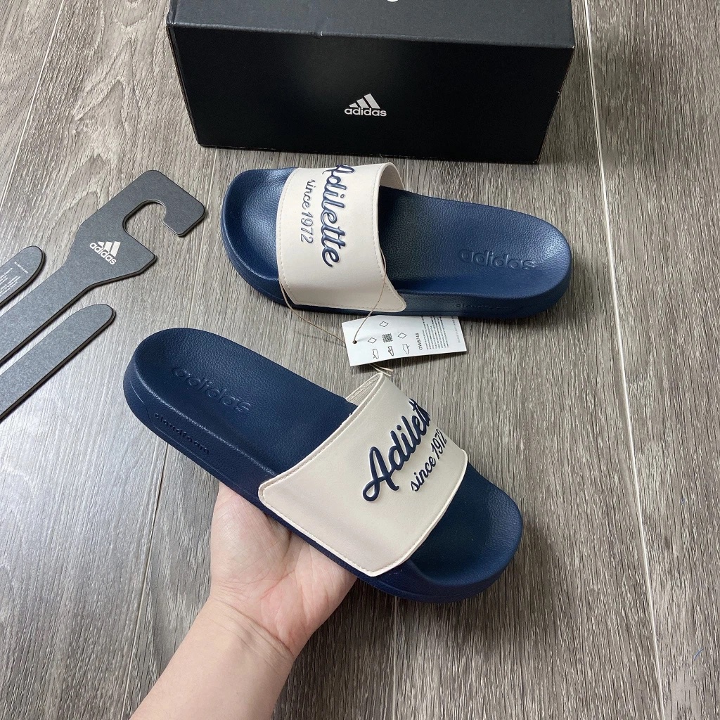 [CHÍNH HÃNG]DÉP ADIDAS SHOWER RETRO 1972 *NAVY* - Code: GW8748
