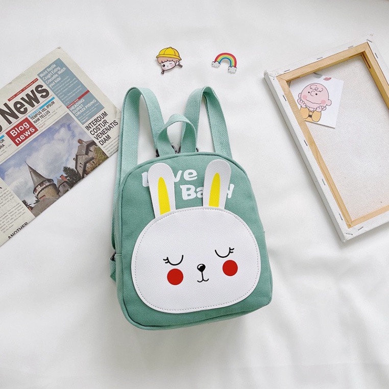 Balo cho bé trai gái đi học mầm non, hình con vật dễ thương ngộ nghĩnh