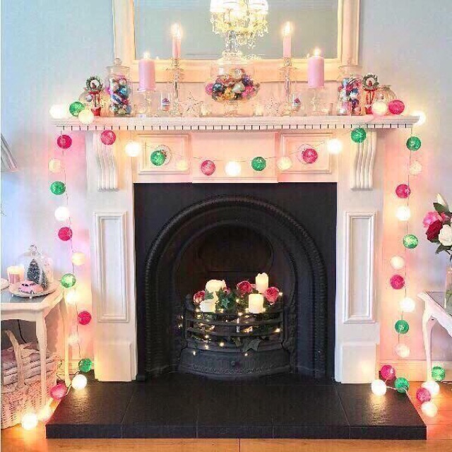 Đèn nháy 7 mầu rơm (20 bóng)- đèn nháy