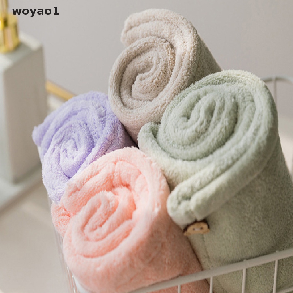 Khăn Quấn Tóc Vải satin Nhanh Khô Tiện Dụng