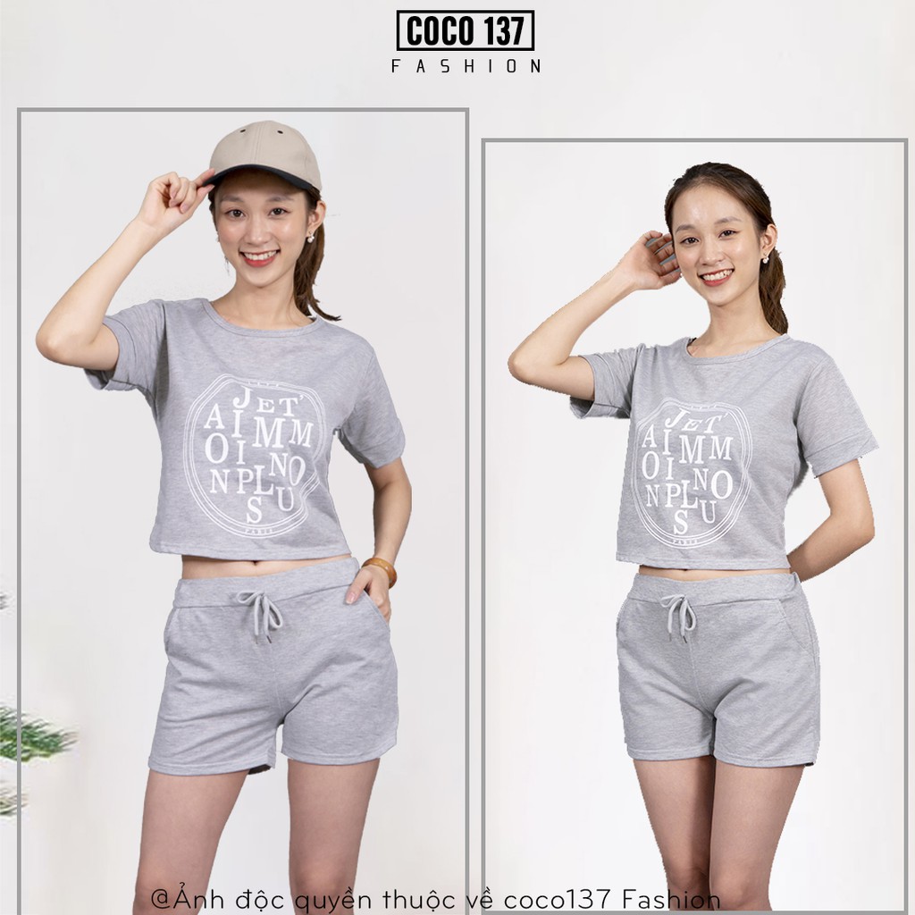 Đồ bộ nữ mặc nhà dễ thương pijama đẹp mùa hè set nữ sang chảnh COCO 137 – TTN05